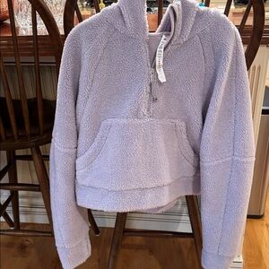 lululemon athletica Light Purple Fleece Hoodie